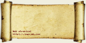 Danica Karamata vizit kartica